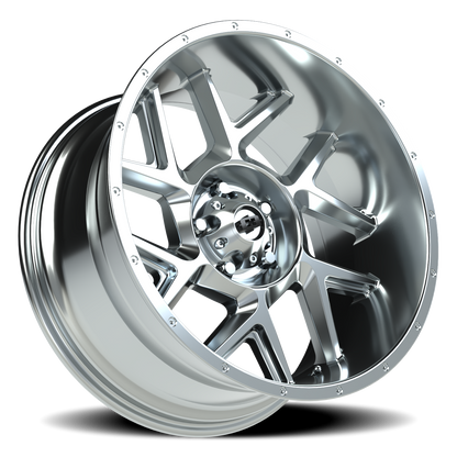 Vision Sliver 20X10 Chrome Wheel