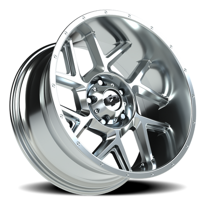 Vision Sliver 20X10 Chrome Wheel