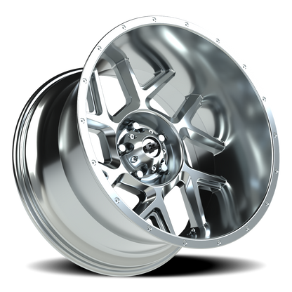 Vision Sliver 20X12 Chrome Wheel