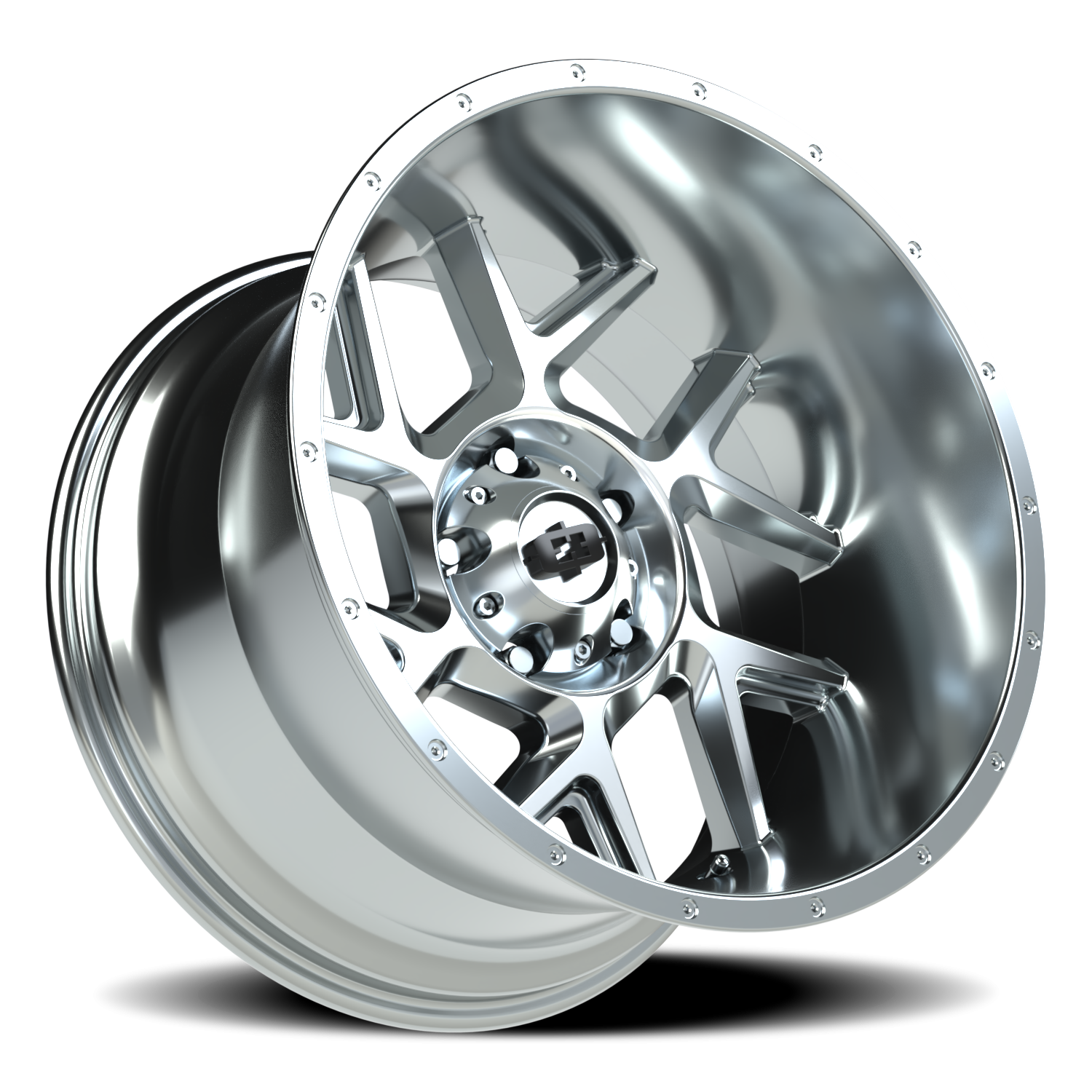 Vision Sliver 20X12 Chrome Wheel