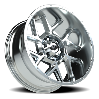 Vision Sliver 20X10 Chrome Wheel