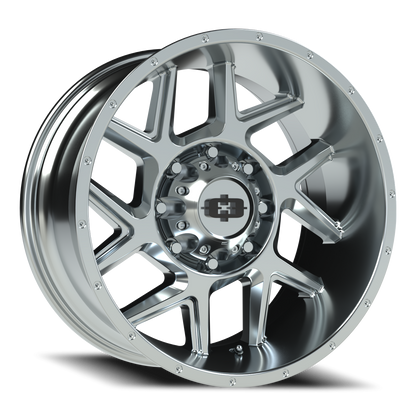Vision Sliver 20X10 Chrome Wheel