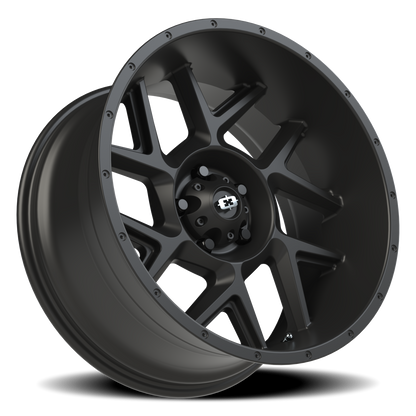 Vision Sliver 20X10 Satin Black Wheel