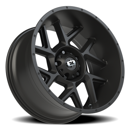 Vision Sliver 20X10 Satin Black Wheel