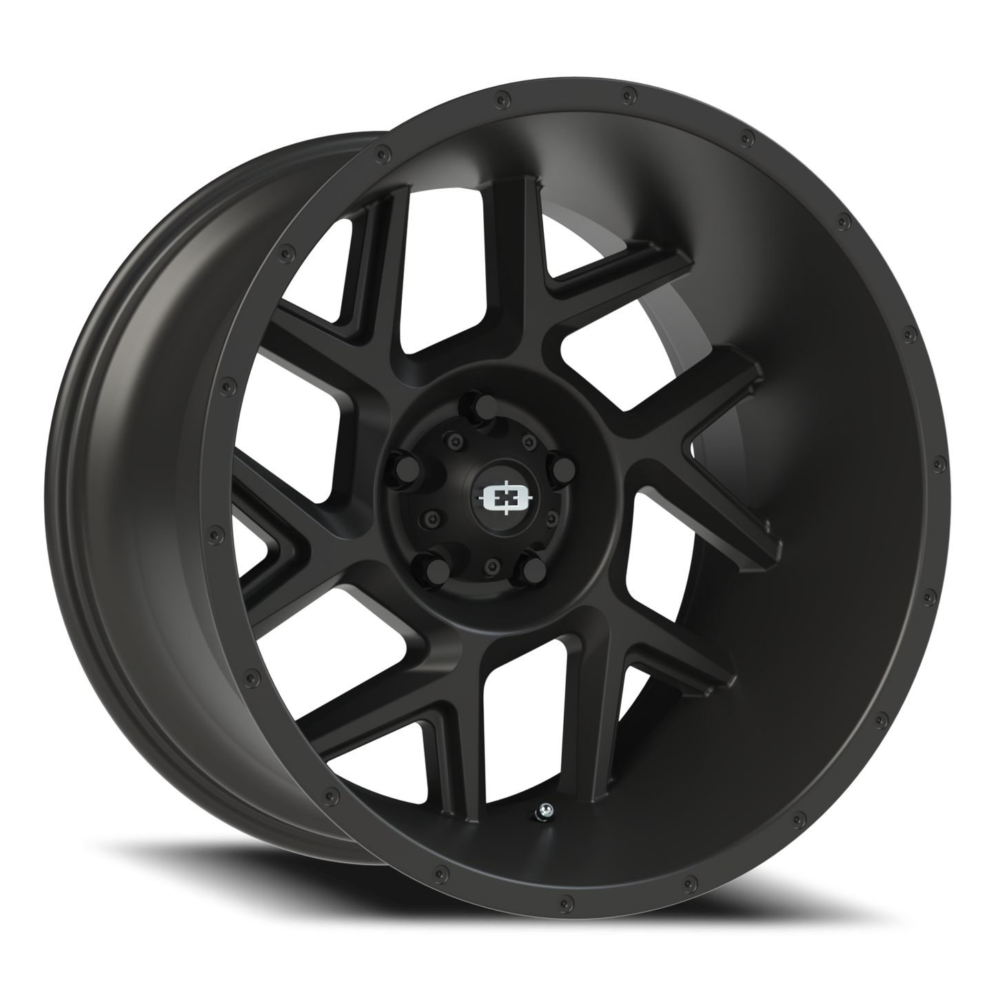 Vision Sliver 20X12 Satin Black Wheel