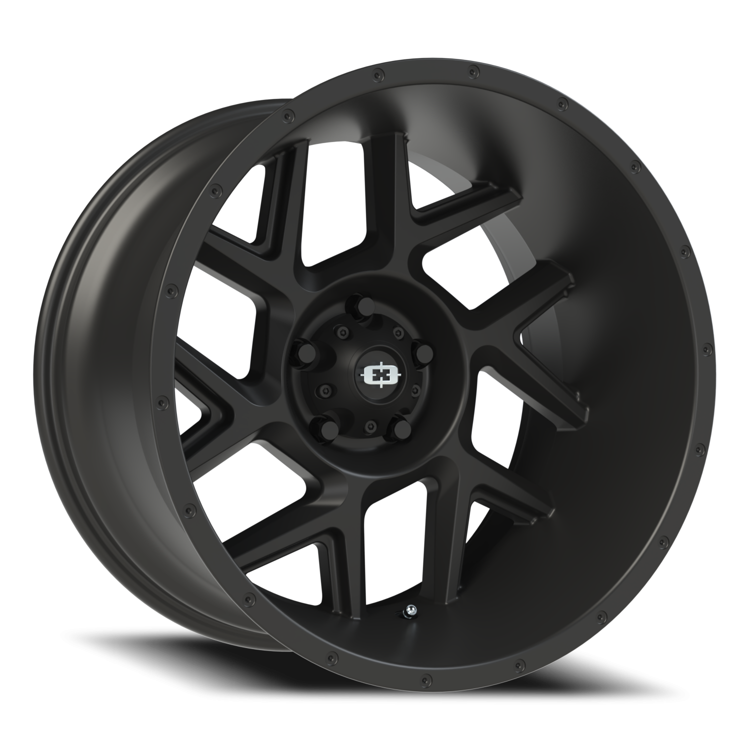 Vision Sliver 20X12 Satin Black Wheel
