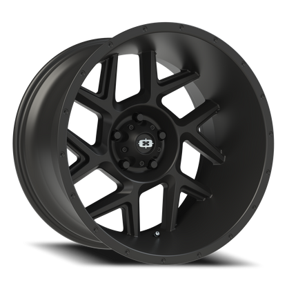 Vision Sliver 20X12 Satin Black Wheel