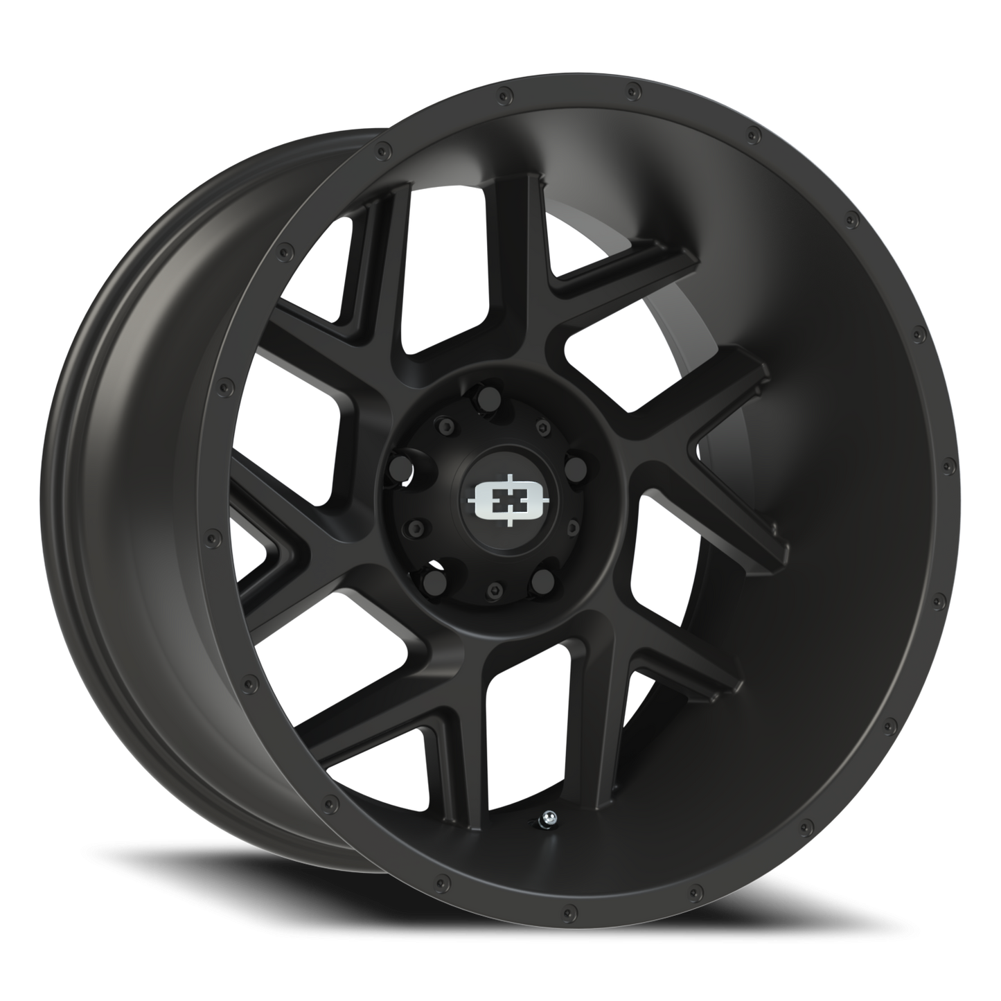 Vision Sliver 20X12 Satin Black Wheel