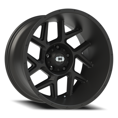 Vision Sliver 20X12 Satin Black Wheel