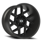 Vision Sliver 20X12 Satin Black Wheel