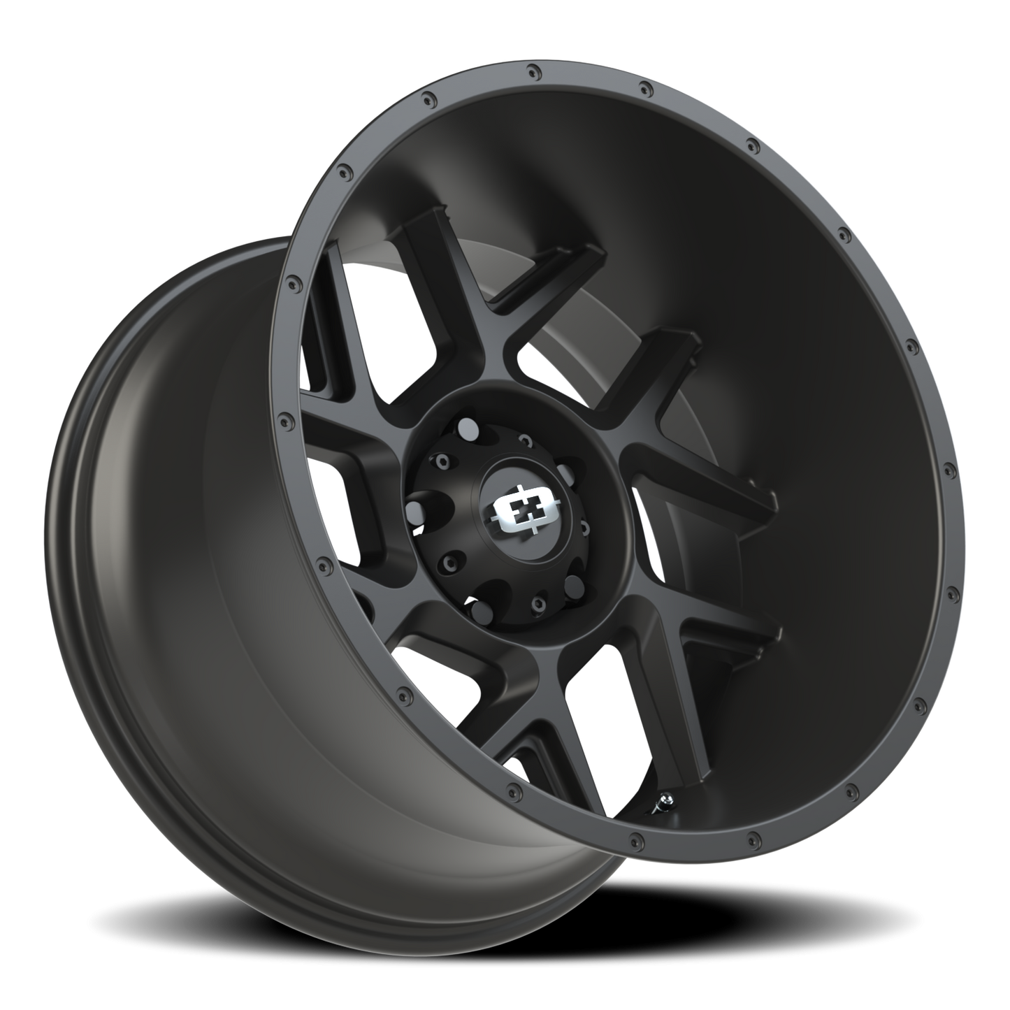 Vision Sliver 20X12 Satin Black Wheel