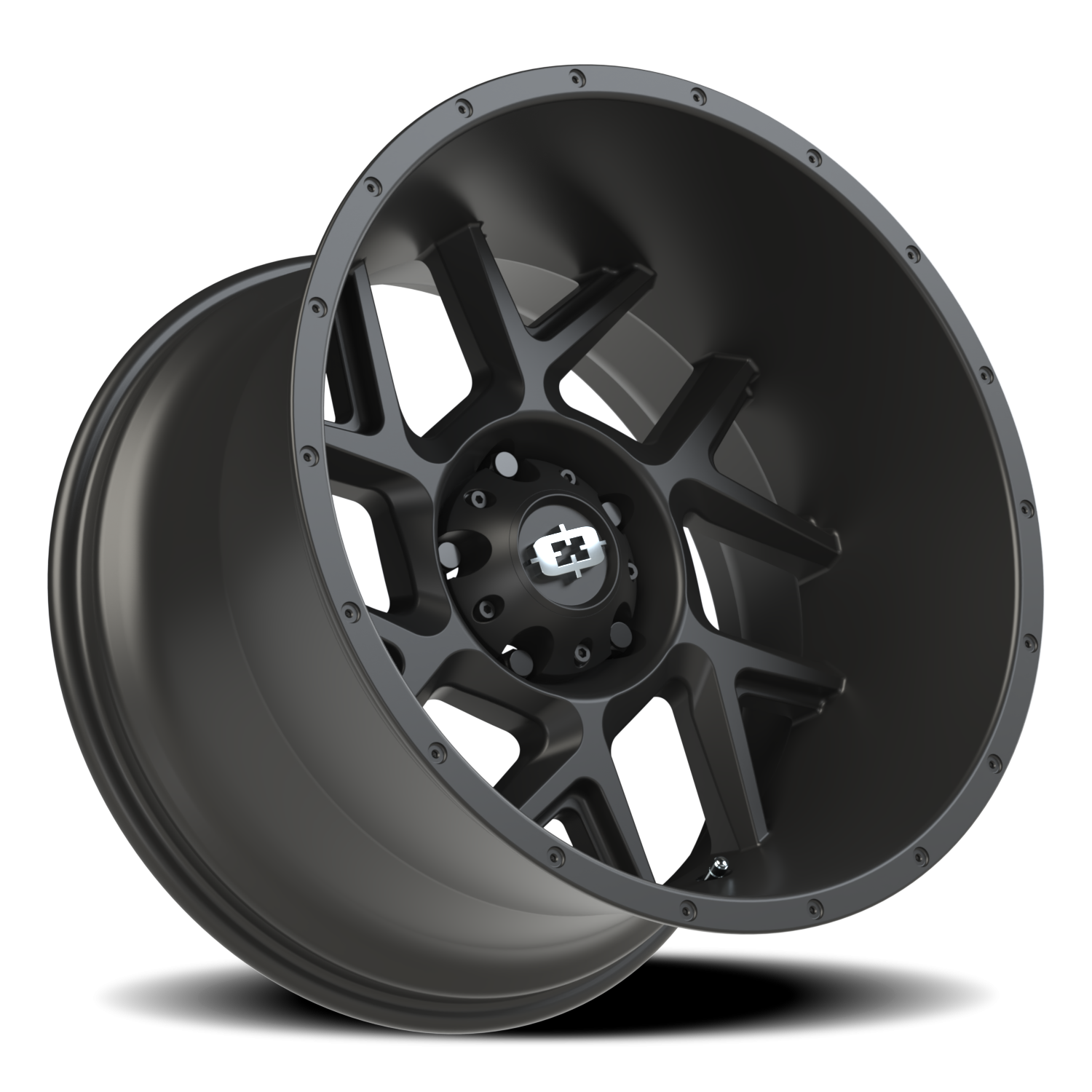 Vision Sliver 20X12 Satin Black Wheel