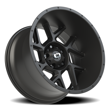 Vision Sliver 20X12 Satin Black Wheel