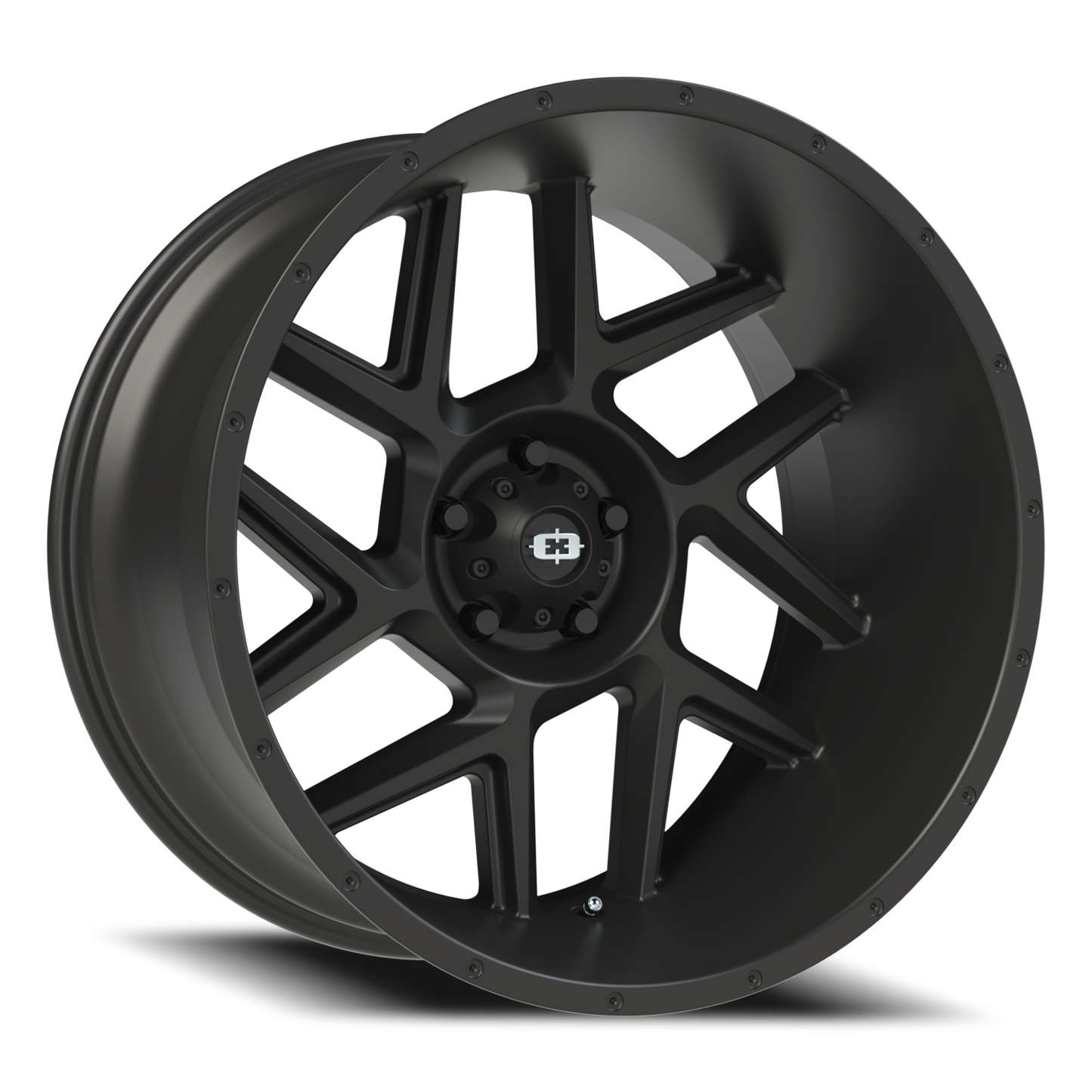 Vision Sliver 22X12 Satin Black Wheel
