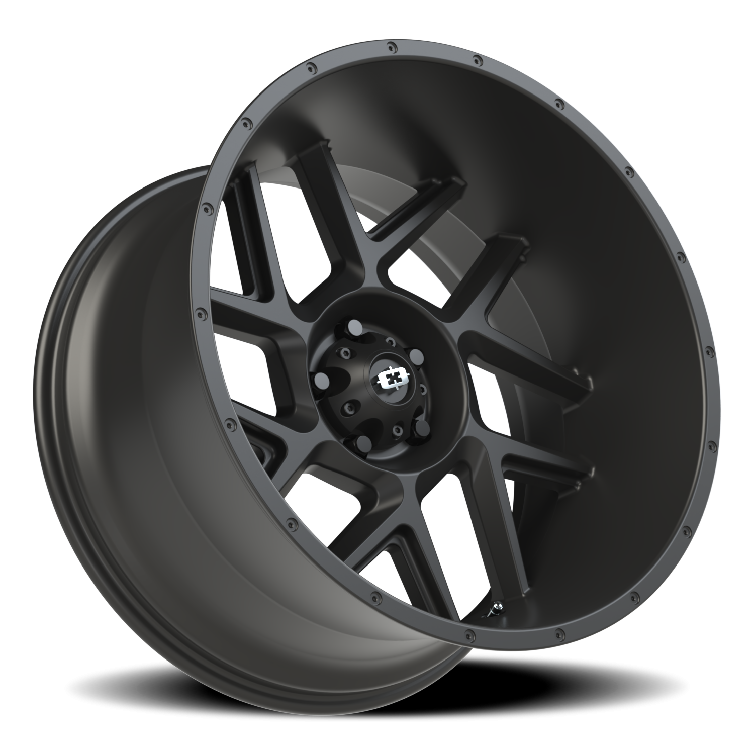 Vision Sliver 22X12 Satin Black Wheel