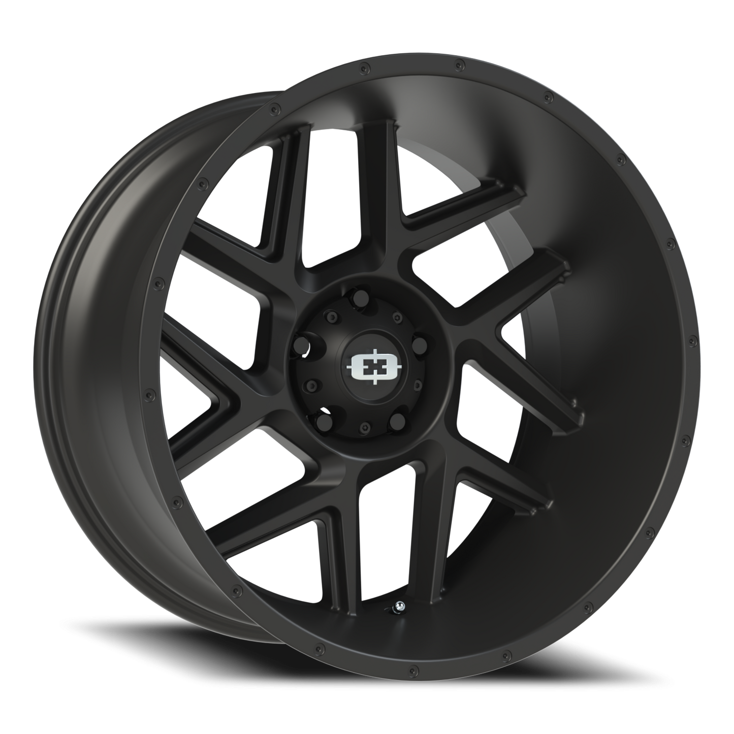 Vision Sliver 22X12 Satin Black Wheel