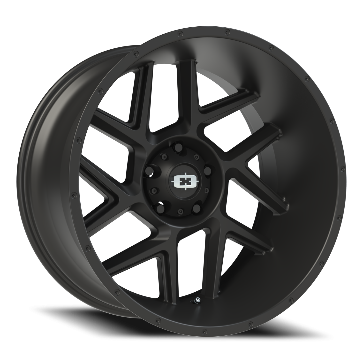 Vision Sliver 22X12 Satin Black Wheel