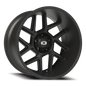 Vision Sliver 22X12 Satin Black Wheel