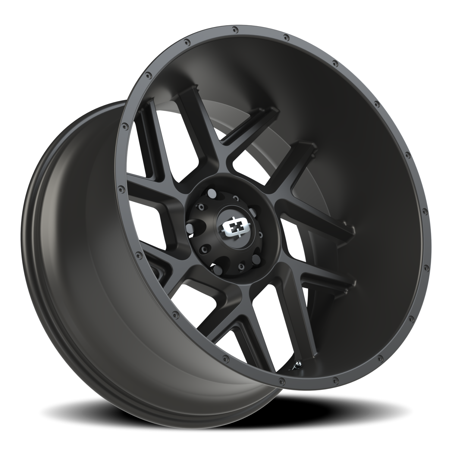 Vision Sliver 22X12 Satin Black Wheel