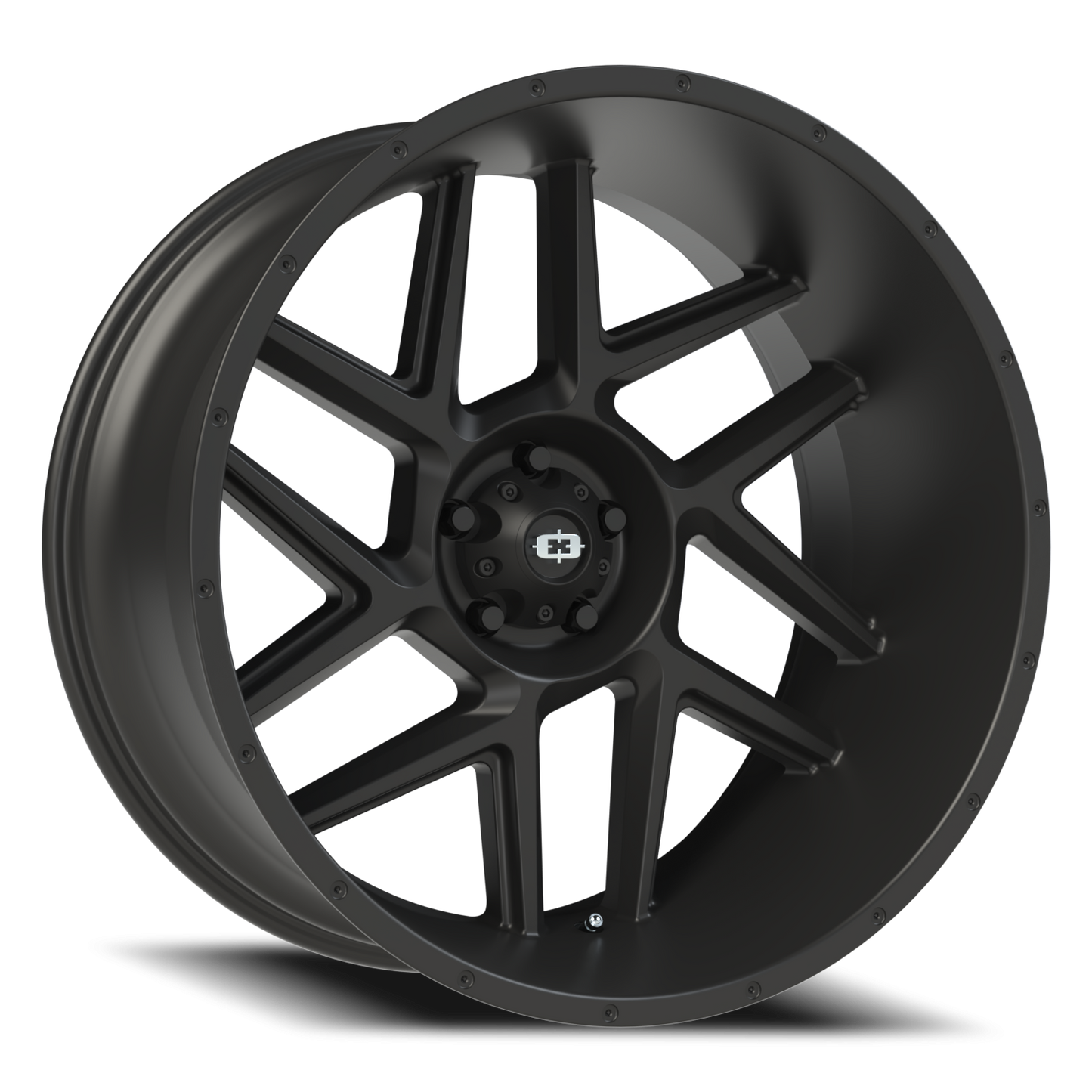 Vision Sliver 24X12 Satin Black Wheel
