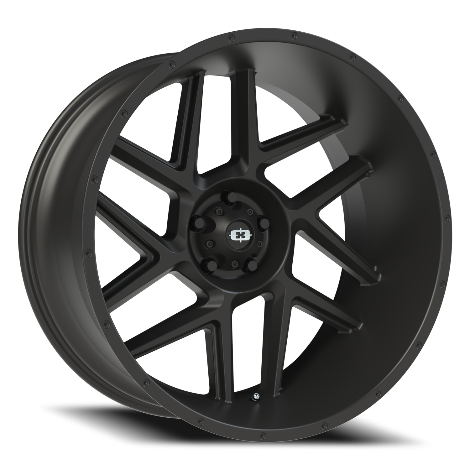 Vision Sliver 24X12 Satin Black Wheel