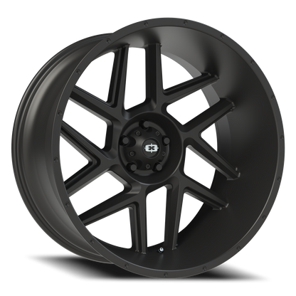 Vision Sliver 24X12 Satin Black Wheel