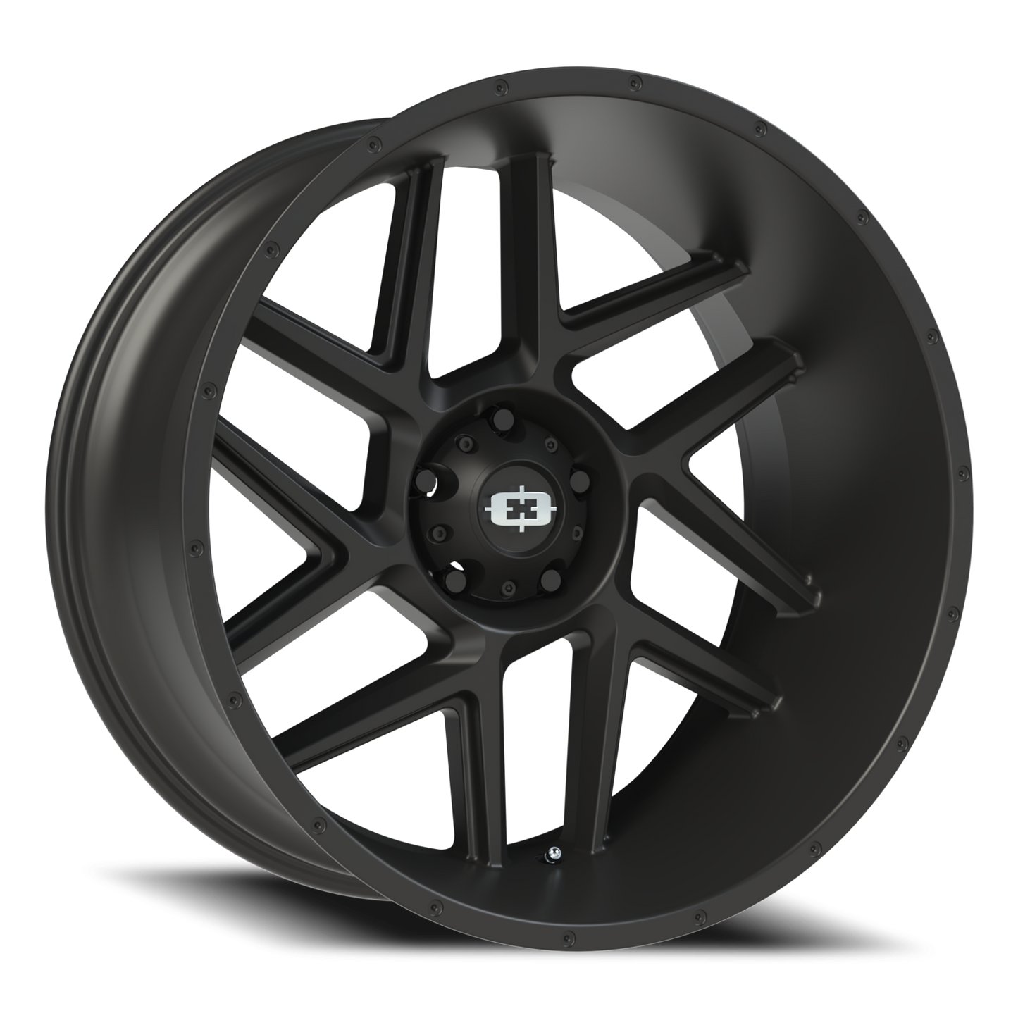 Vision Sliver 24X12 Satin Black Wheel