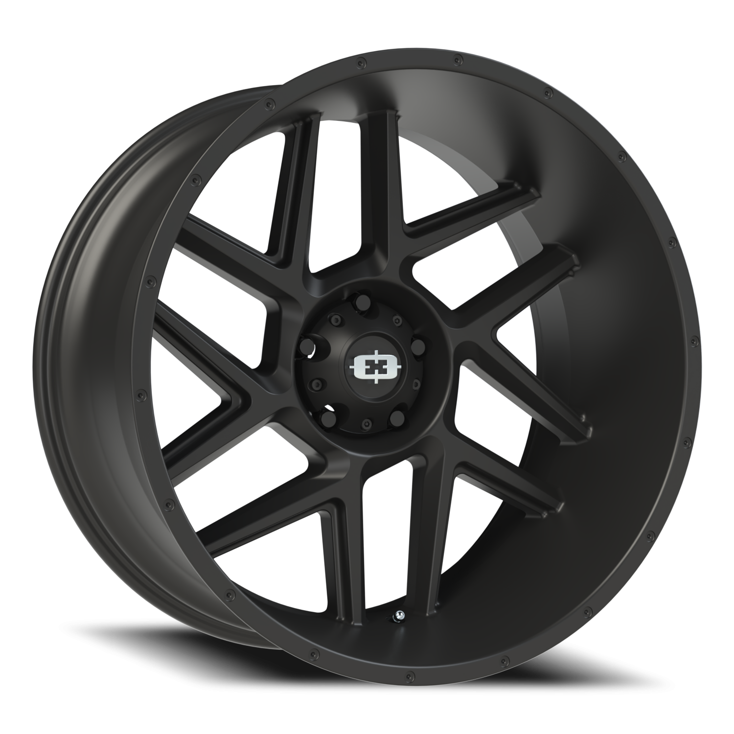 Vision Sliver 24X12 Satin Black Wheel