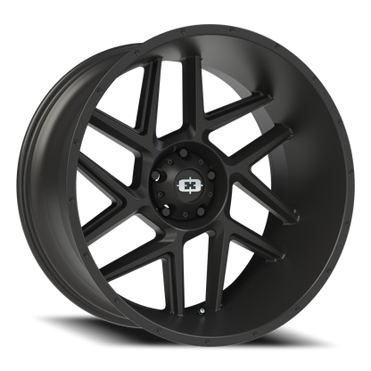 Vision Sliver 24X12 Satin Black Wheel
