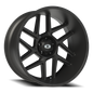 Vision Sliver 24X12 Satin Black Wheel