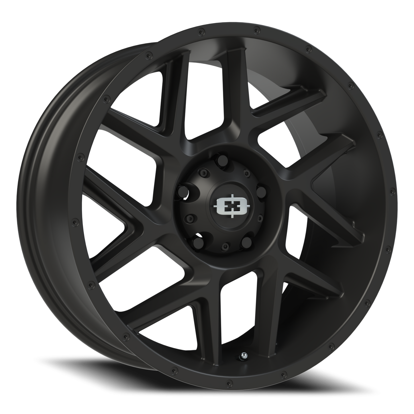 Vision Sliver 20X9 Satin Black Wheel
