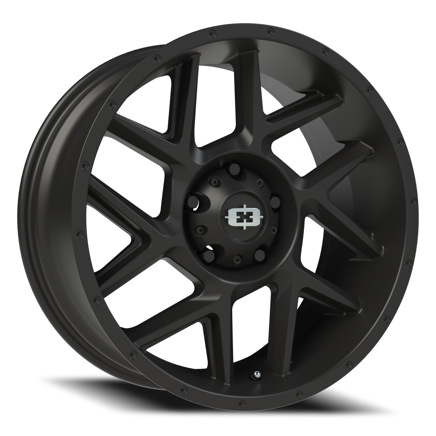 Vision Sliver 20X9 Satin Black Wheel