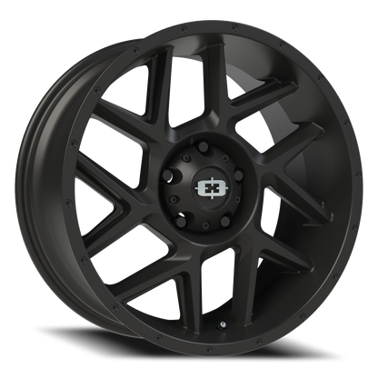 Vision Sliver 20X9 Satin Black Wheel