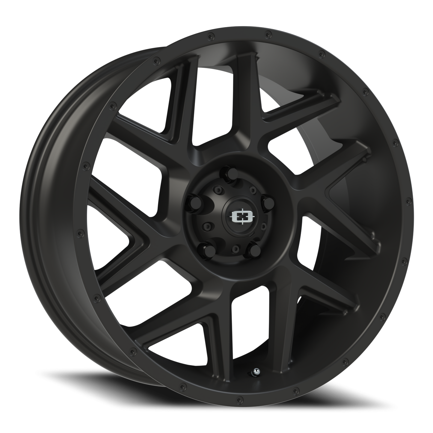 Vision Sliver 20X9 Satin Black Wheel