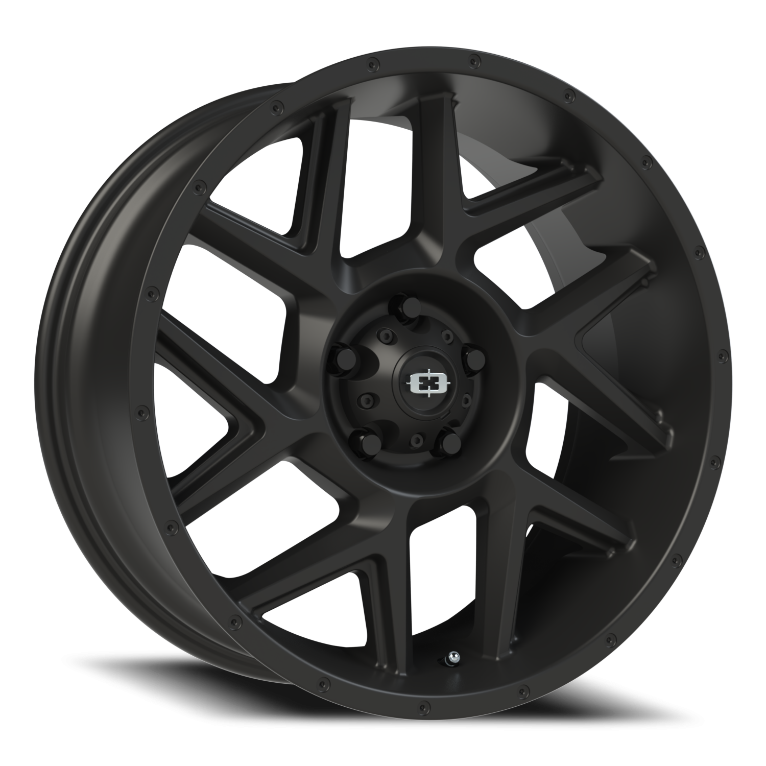 Vision Sliver 20X9 Satin Black Wheel