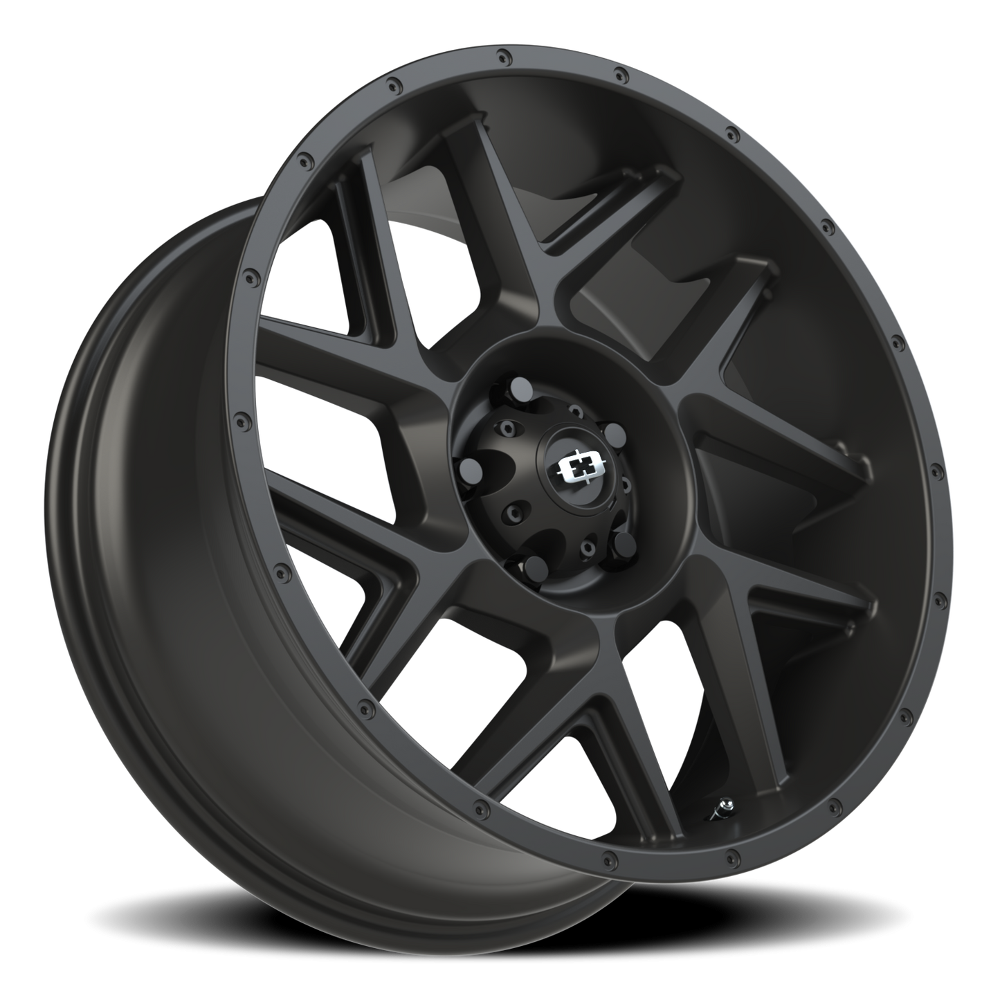 Vision Sliver 20X9 Satin Black Wheel