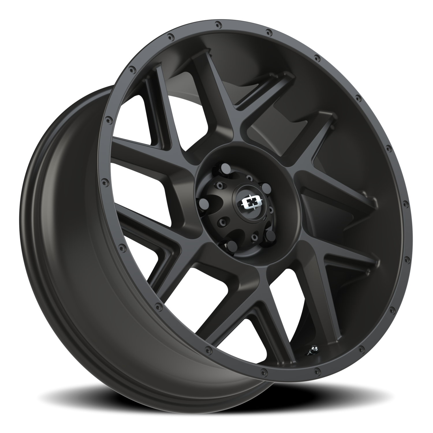 Vision Sliver 20X9 Satin Black Wheel