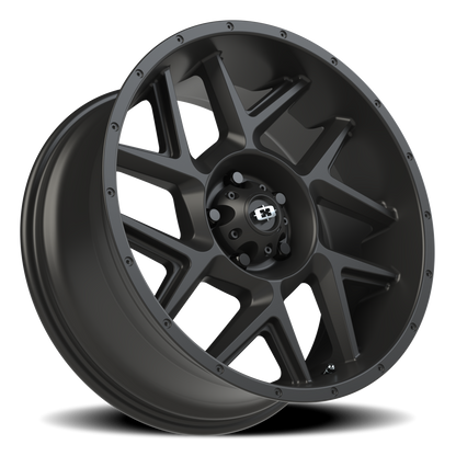 Vision Sliver 20X9 Satin Black Wheel