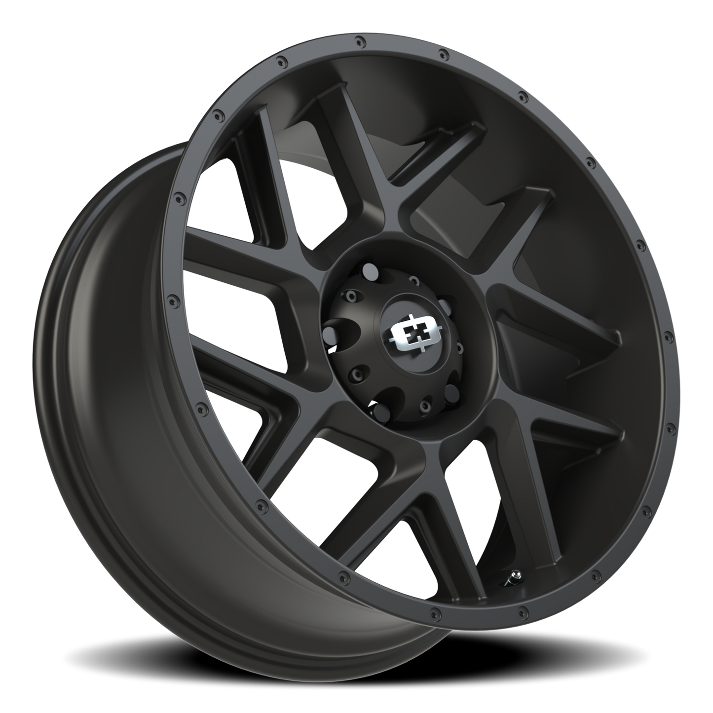 Vision Sliver 20X9 Satin Black Wheel