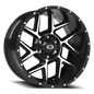 Vision Sliver 20X10 Satin Black Wheel
