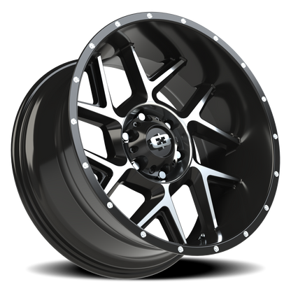 Vision Sliver 20X10 Satin Black Wheel