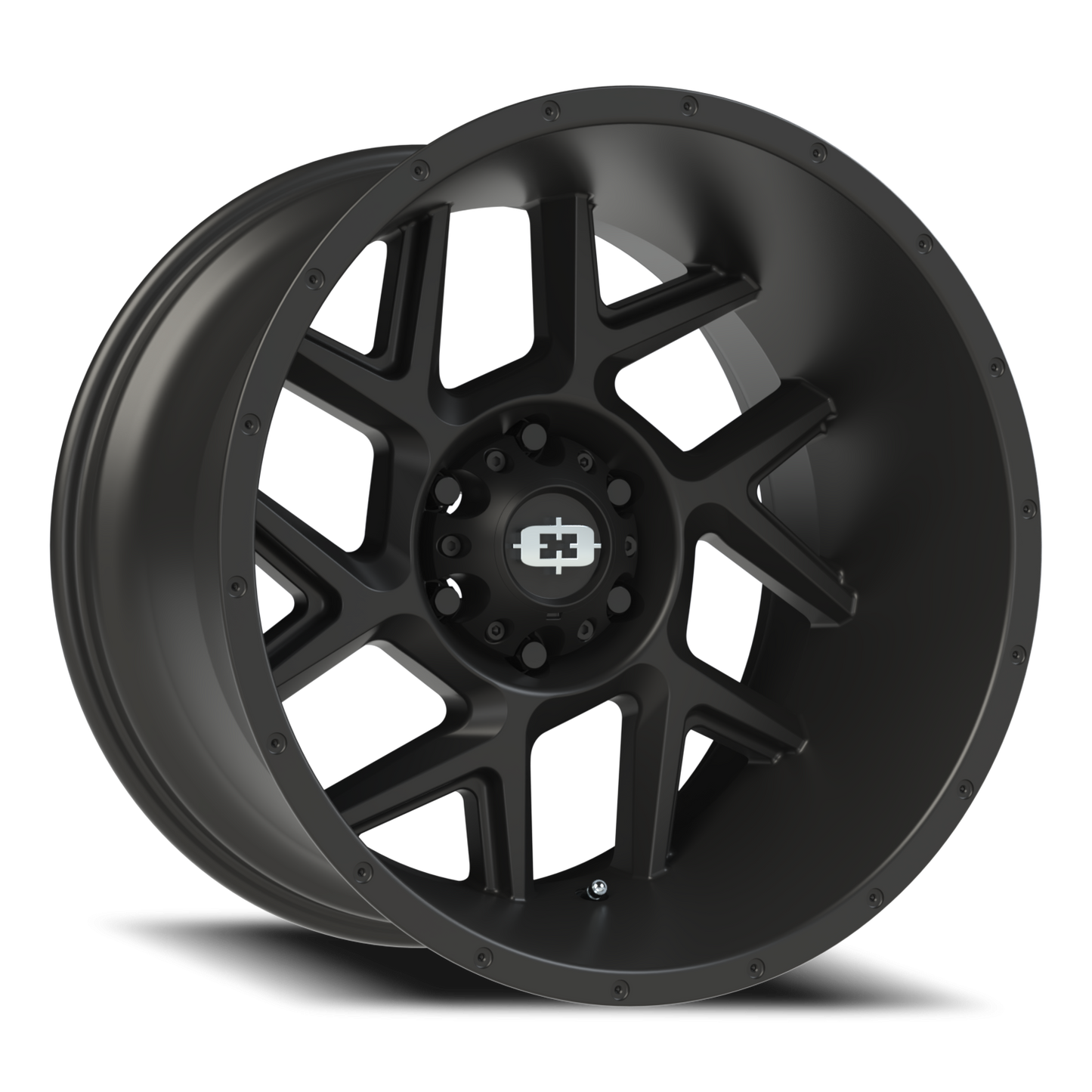 Vision Sliver 20X12 Satin Black Wheel