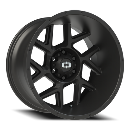 Vision Sliver 20X12 Satin Black Wheel