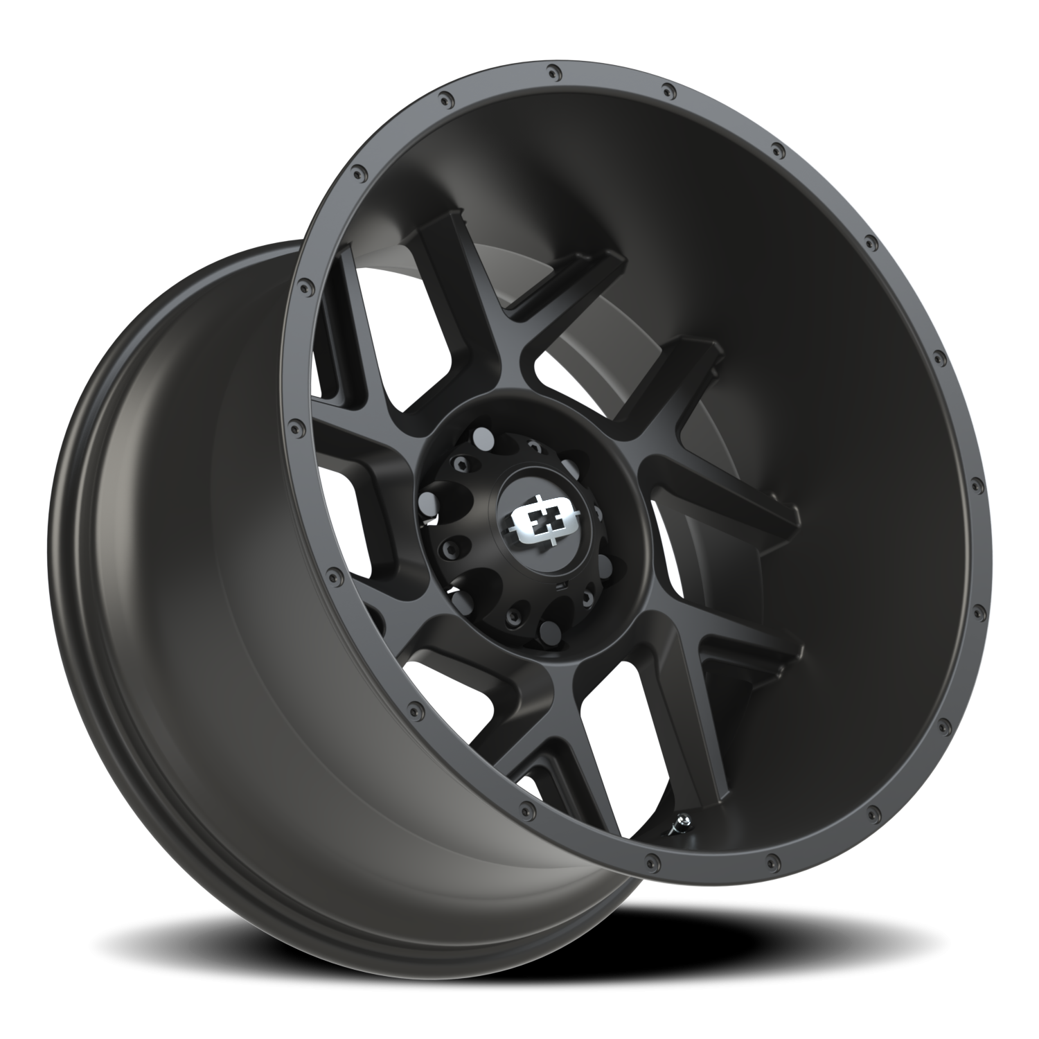 Vision Sliver 20X12 Satin Black Wheel