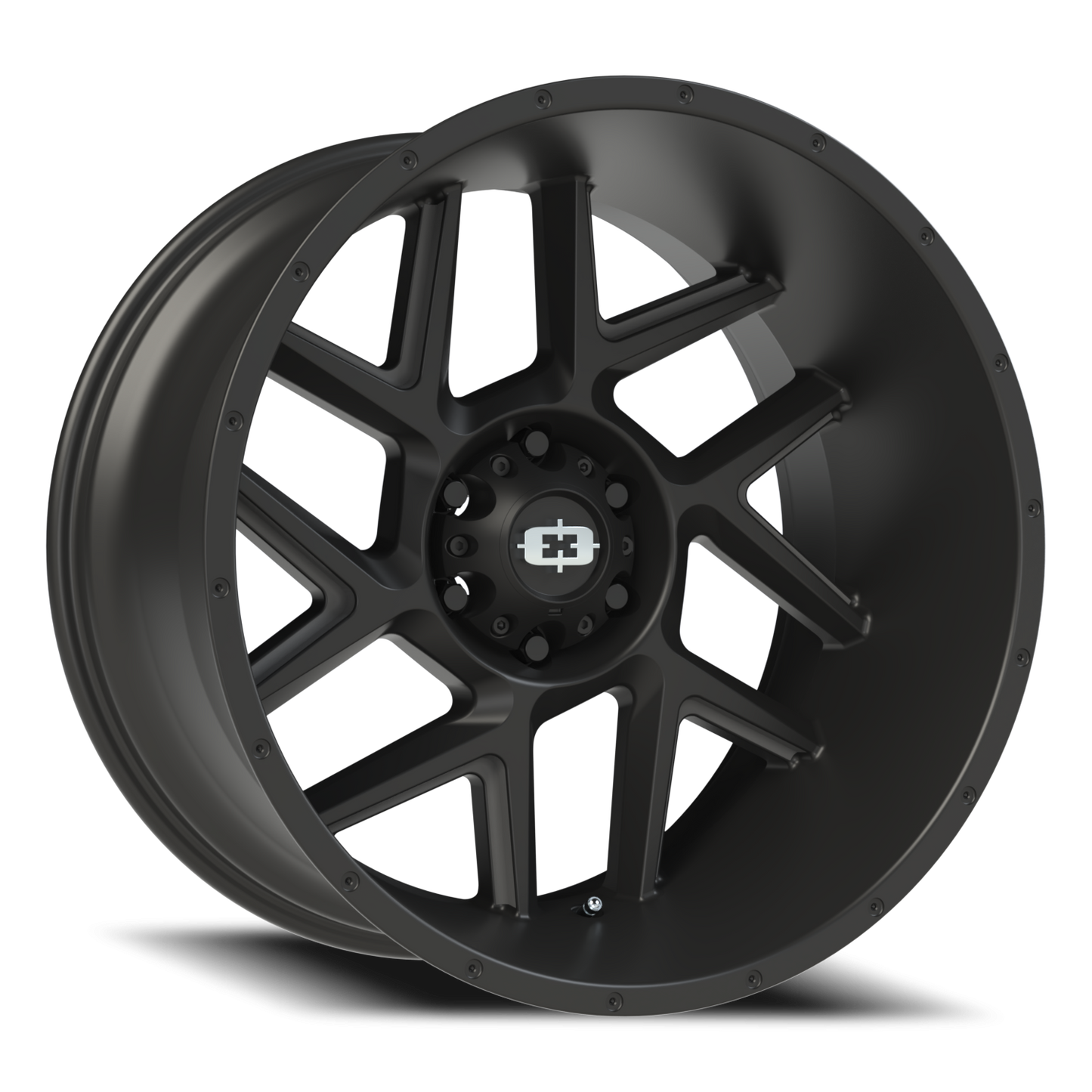 Vision Sliver 22X12 Satin Black Wheel