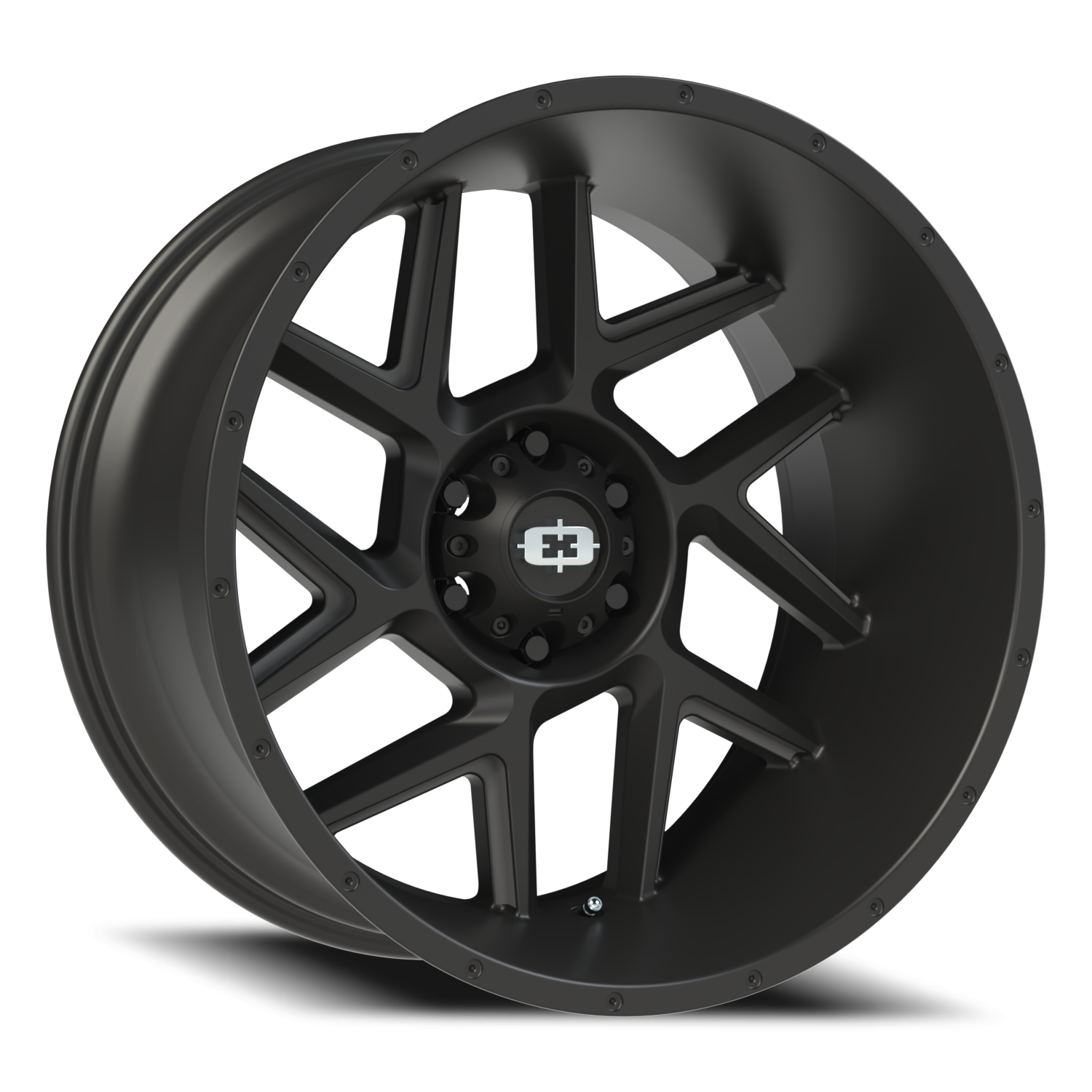 Vision Sliver 22X12 Satin Black Wheel