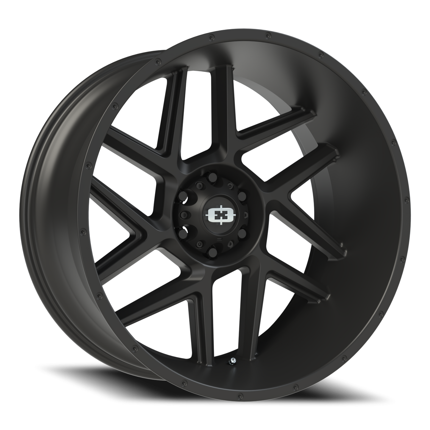 Vision Sliver 24X12 Satin Black Wheel