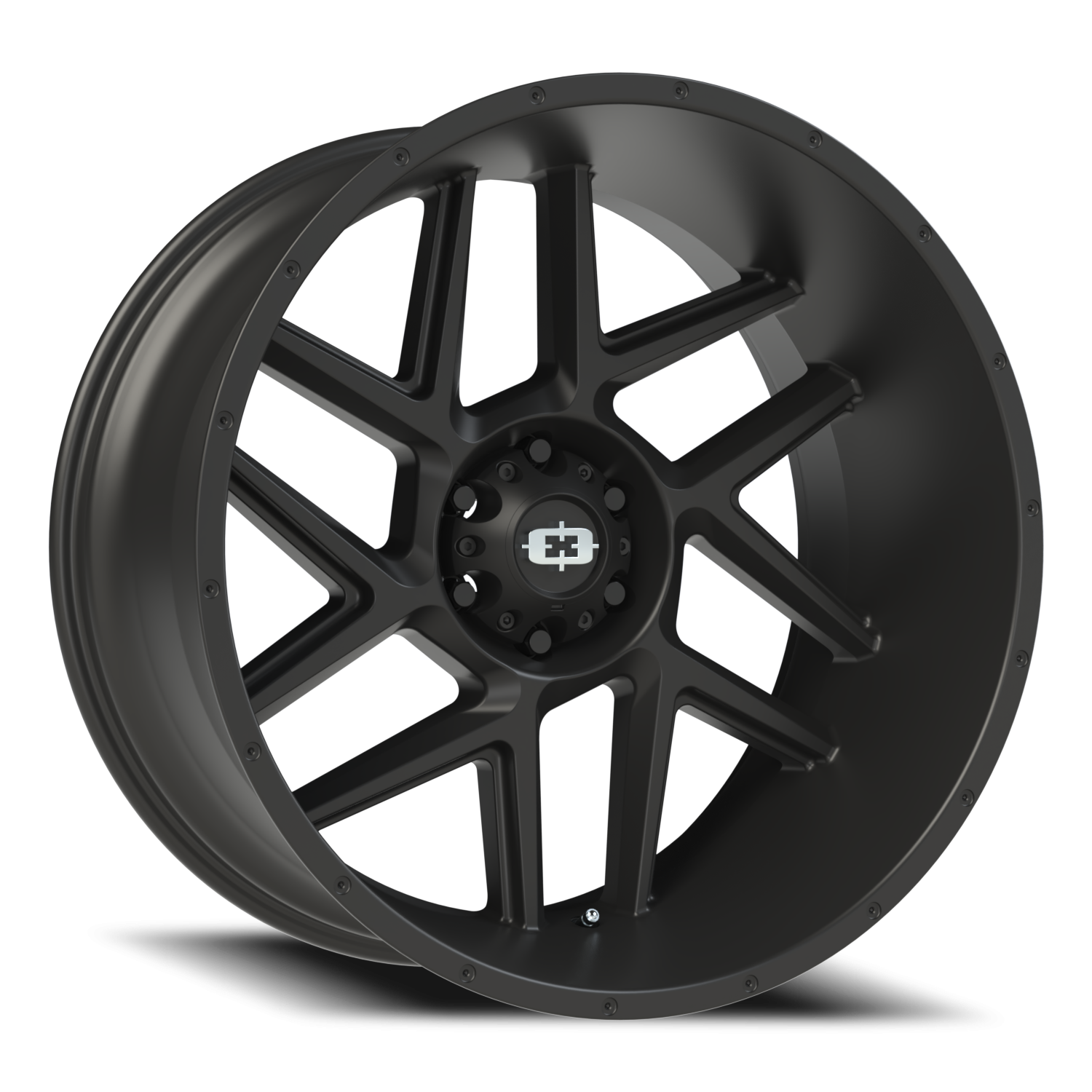 Vision Sliver 24X12 Satin Black Wheel