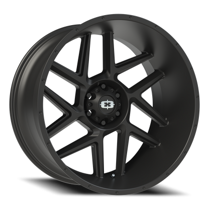 Vision Sliver 24X12 Satin Black Wheel