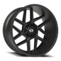 Vision Sliver 24X12 Satin Black Wheel